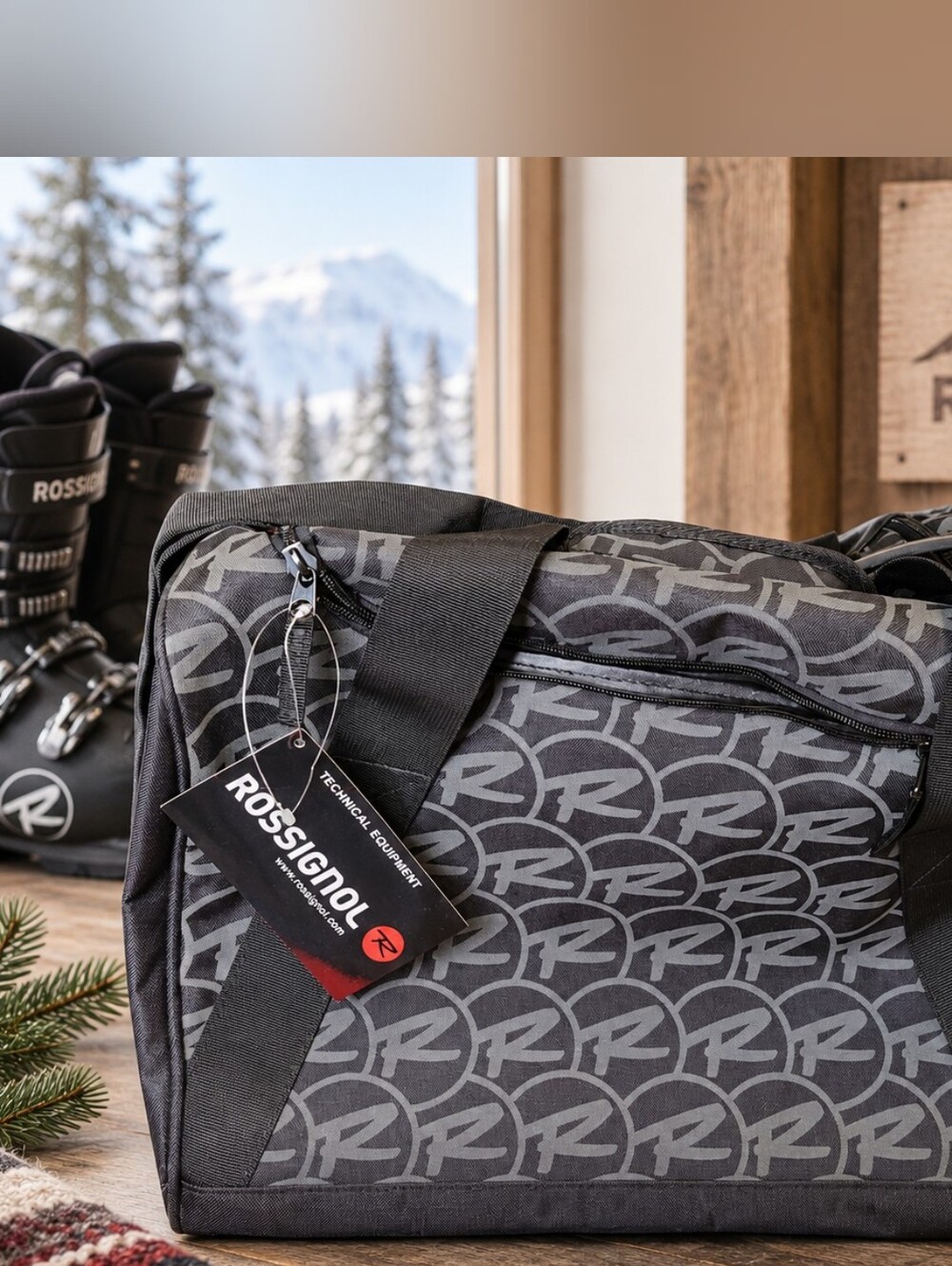 Rossignol ROC Boot & Helmet Bag Ski Snowboard NWT Black Gray